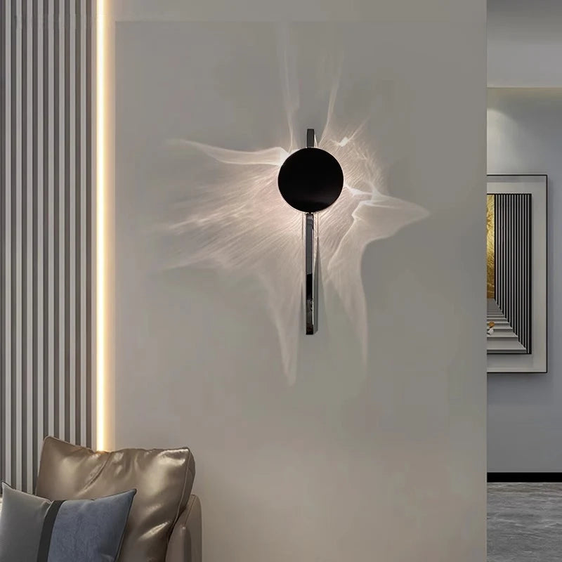 Aurora Arc™ – LED Wall Light with Rotating Aurora Glow
