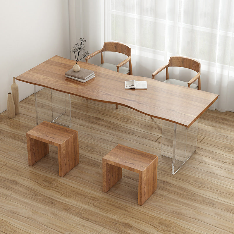 SeraphLight™ – Nordic-Inspired Solid Wood Dining Table