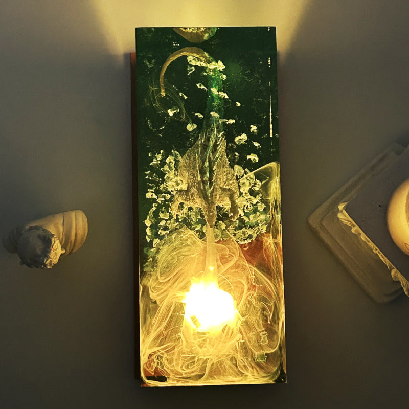 Kyushu™ – Handcrafted Resin Godzilla Ambient Lamp with Cityscape Base