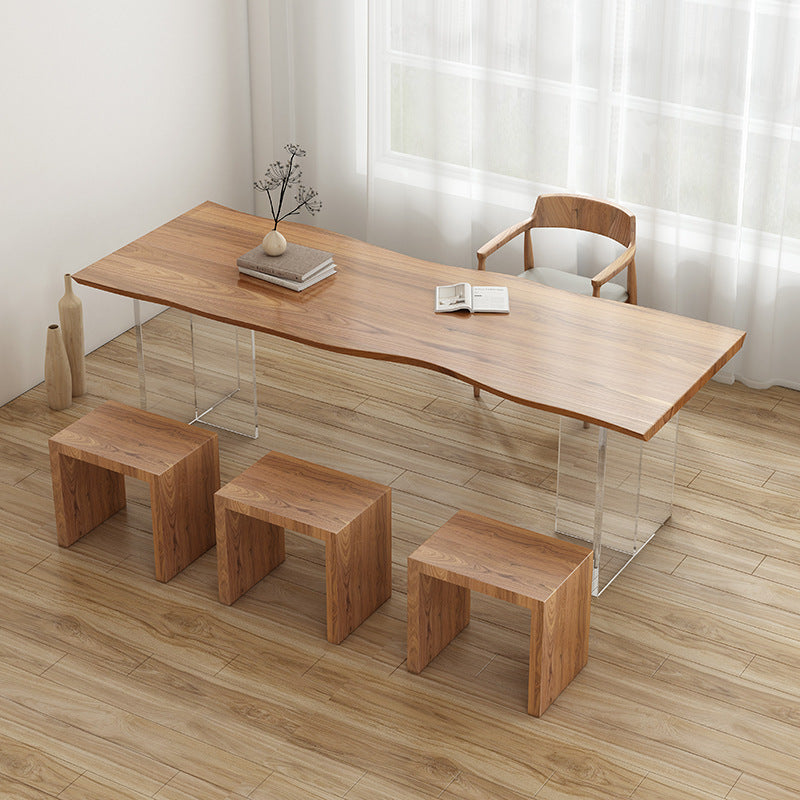 SeraphLight™ – Nordic-Inspired Solid Wood Dining Table